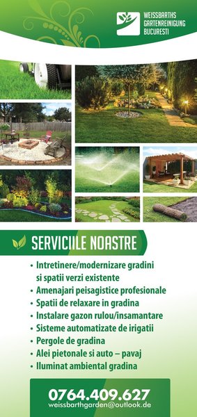 Weissbarth Garden - Amenajare, intretinere gradini